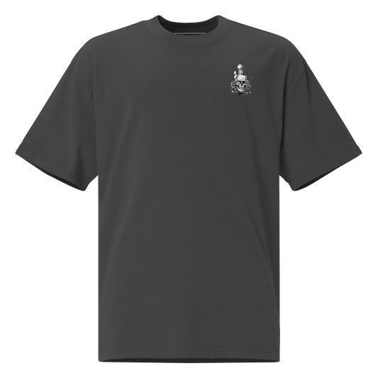 Oversized faded t-shirt ( TRUST NO ONE )